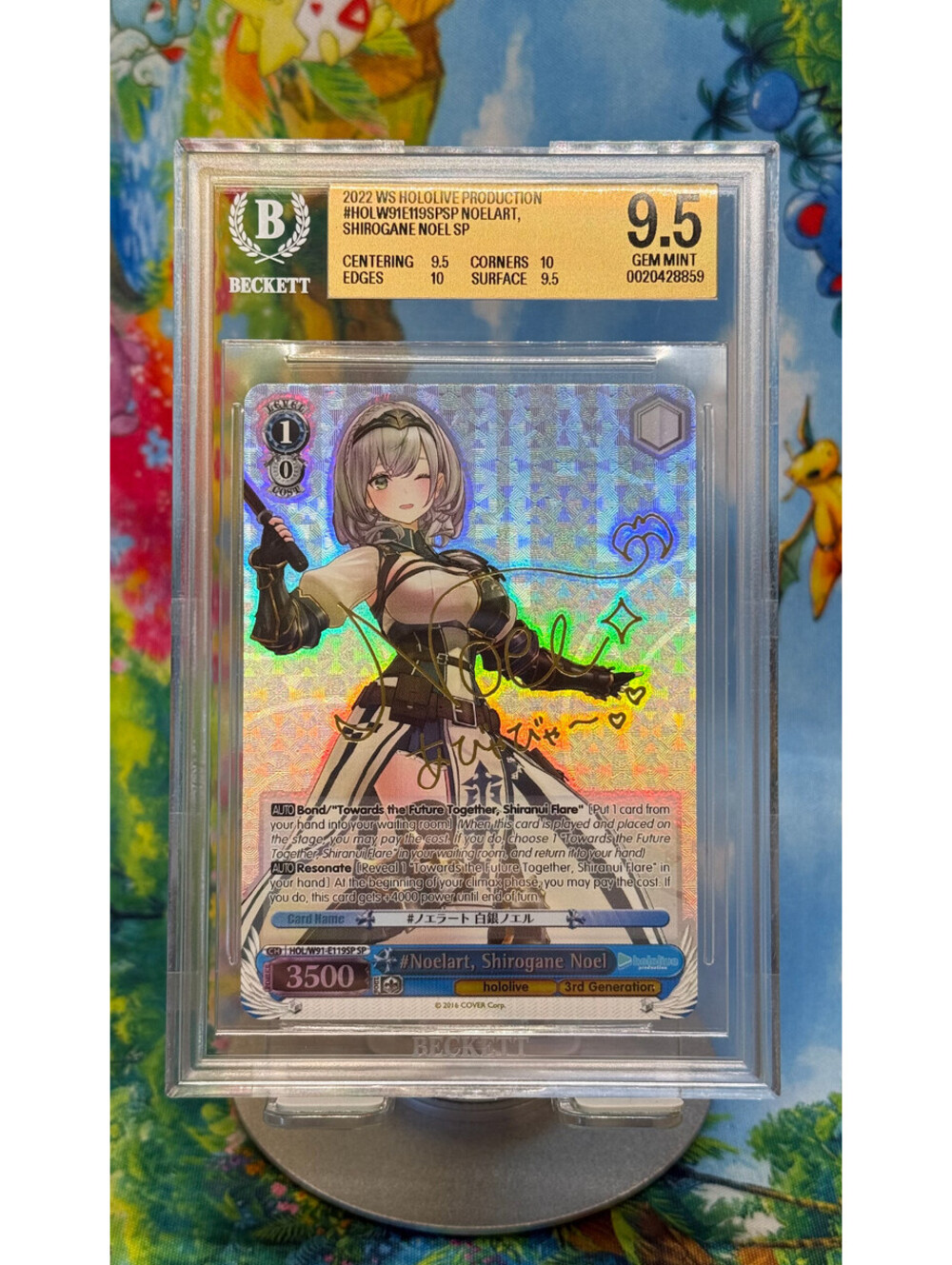 Shirogane Noel Hololive Weiss Schwarz HOL/W91-E119SP SP English BGS 9.5